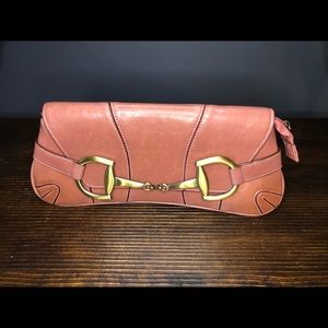 Nina Rich rose clutch. Excellent condition